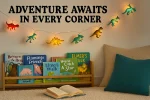10 LED Dinosaur Fairy Lights – Battery Kids’ Bedroom String Light - Image 3