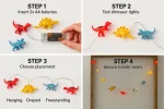 10 LED Dinosaur Fairy Lights – Battery Kids’ Bedroom String Light - Image 11