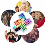60 Colors Eyeshadow Palette, 4 in 1 Makeup Palette Set - Image 4