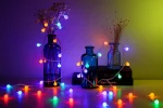 Multicolour Globe Fairy Lights – 6m 40 LEDs Battery Powered String Lights – UK - Image 5