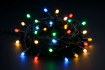 Multicolour Globe Fairy Lights – 6m 40 LEDs Battery Powered String Lights – UK - Image 7
