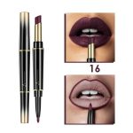 Sexy 16 Colors Double-end Wateproof Matte Lipstick Long Lasting Lip Liner 2 in 1 Lipsticks - Image 19